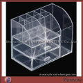 Layered Transparent Counter Acrylic Cosmetics Storage Box with 2 Drawers
